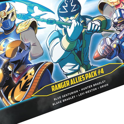 Renegade Game Studios: Power Rangers: Heroes of The Grid: Allies Pack #4 - Expansion, 5 New Heroes! Roleplaying Miniatures Game, Age 14+, 2 -5 Player