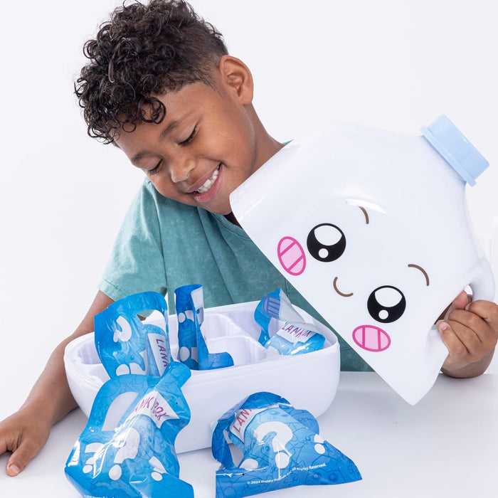 LankyBox 2812 Giant Singing Mystery Milky Set with 9 Exciting Toys to Discover Inside, Officially Licensed Merch, Multicolour