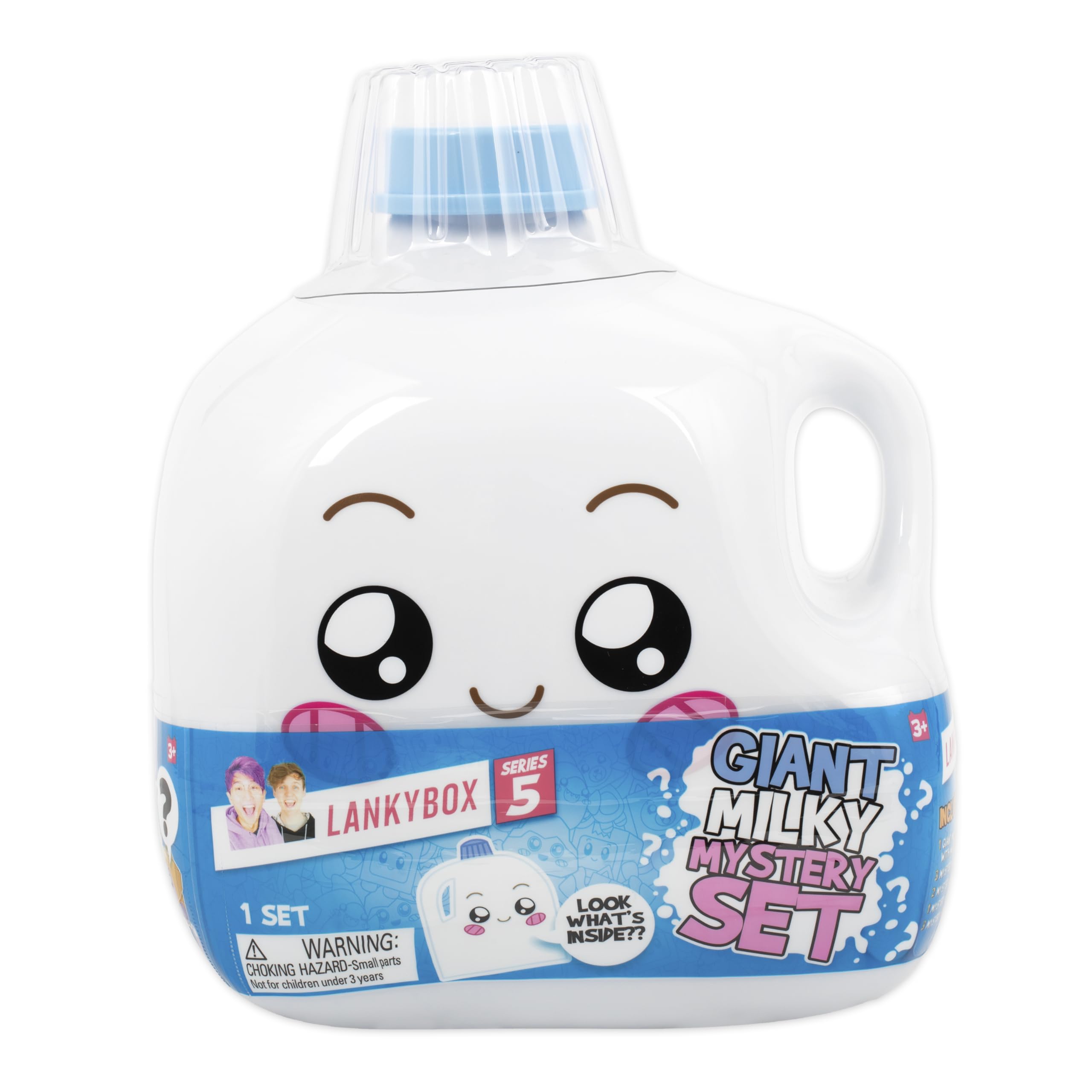 LankyBox 2812 Giant Singing Mystery Milky Set with 9 Exciting Toys to Discover Inside, Officially Licensed Merch, Multicolour