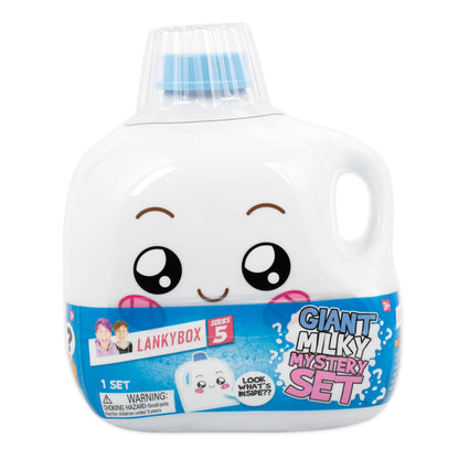 LankyBox 2812 Giant Singing Mystery Milky Set with 9 Exciting Toys to Discover Inside, Officially Licensed Merch, Multicolour