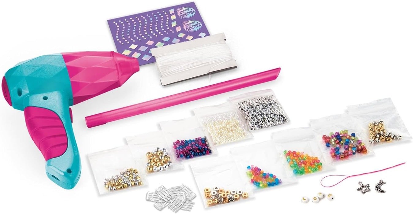 CRA-Z-ART- Shimmer N Sparkle-Estilizador de Aire con Gemas Brillantes para el Cabello, Regalo para niñas de 8 años en adelante, Multicolor, Small (Larose Ind 65609