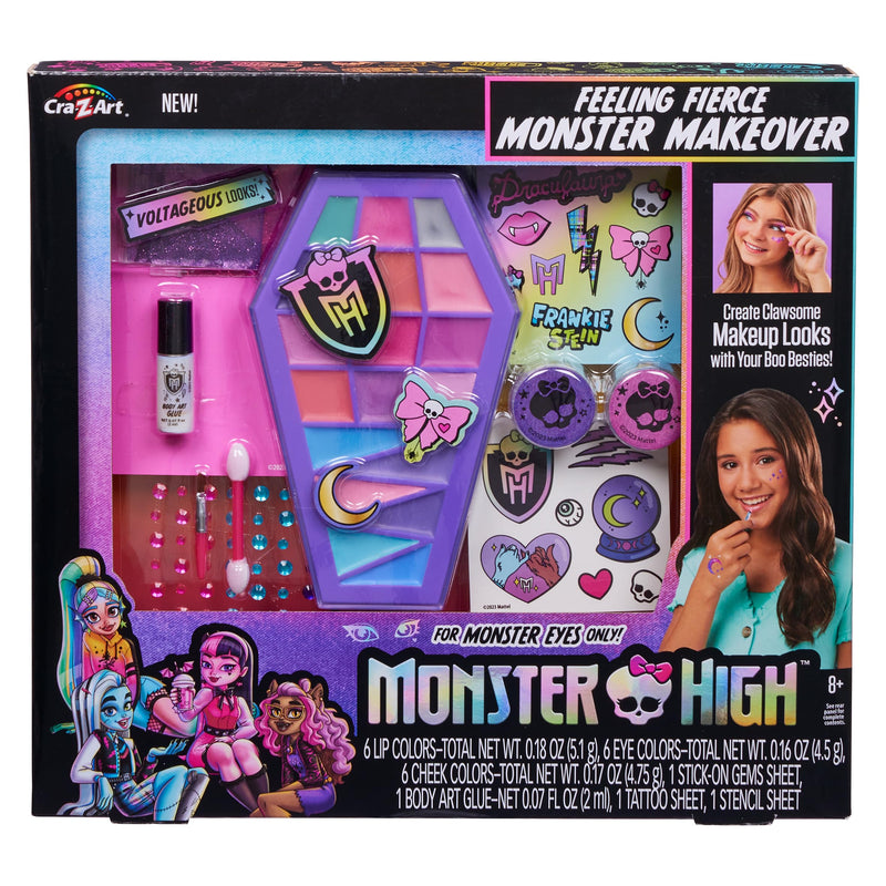 CRA-Z-ART 72208 High Feeling Fierce Monster Makeover Make up Set for Children Aged 8 and Over, Multicolour