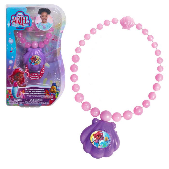 Just Play 39909 Ariel Jr Ocean Glow Necklace, Multicolor