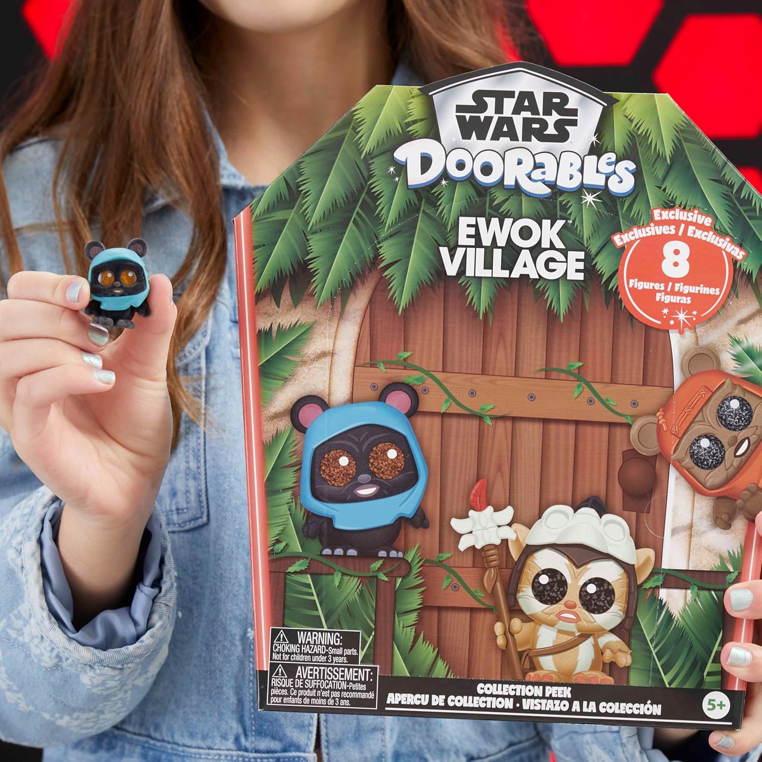 Just Play STAR WARS™ Doorables Ewok Village Collection Peek, Kids Toys for Ages 5 Up