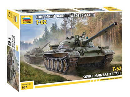 Zvezda 5077 T-62 Soviet main battle tank 1/72