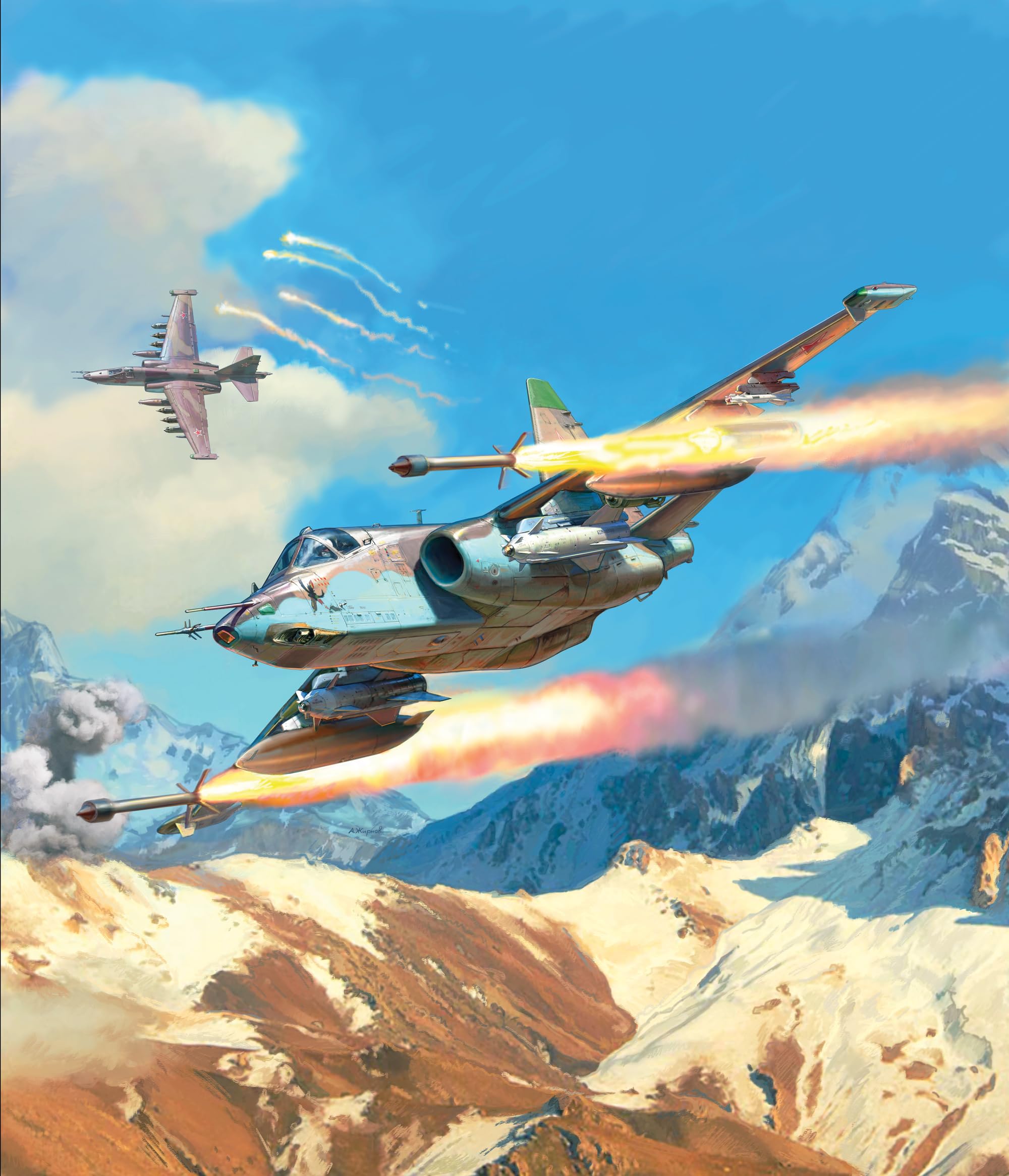 Zvezda - 1/144 SOVIET STORMOVIC SU-25 (3/24) *