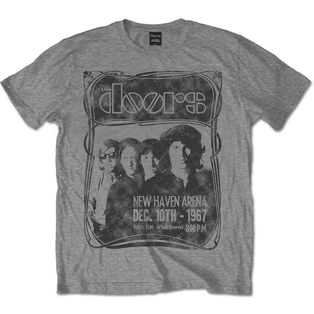 The Doors - T-shirt unisex da uomo New Haven Frame grigia - M