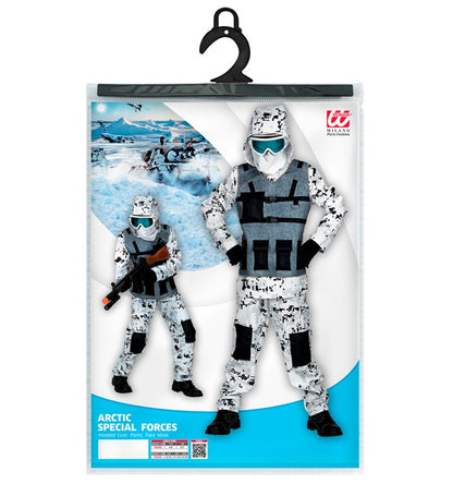 Widmann Arctic Special Forces (Hooded Coat, Pants, Face Mask) (158 cm / 11-13 Years) Camouflage