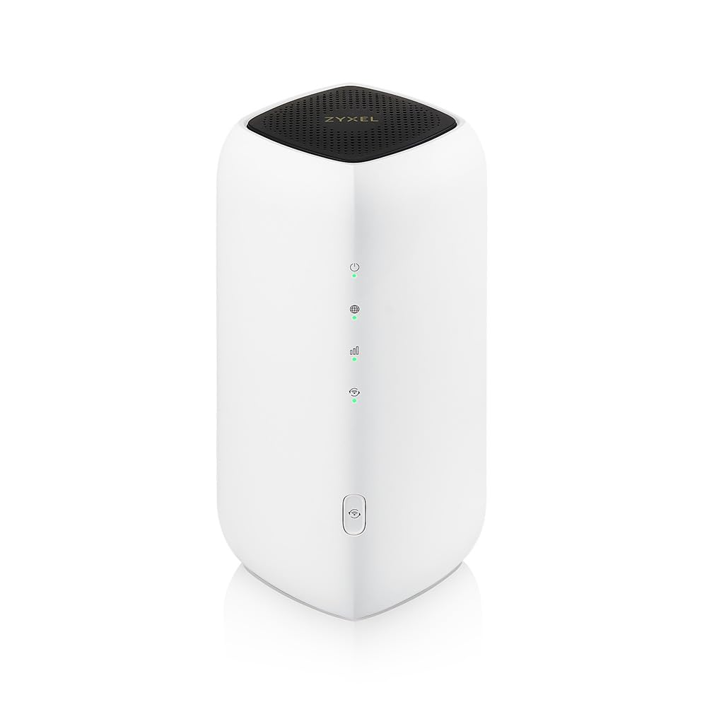 Zyxel 5G NR 4.67 Gbps Indoor Router | AX1800 WiFi 6 Router | Nebula Cloud Management | Share WiFi to 64 devices | Dual WAN failover | Gigabit LAN ports