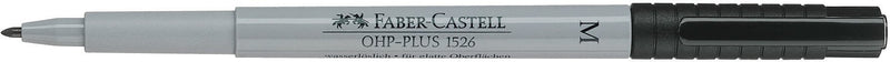 Faber-Castell Multimark Non-Permanent Medium Marker - Black (Box of 10
