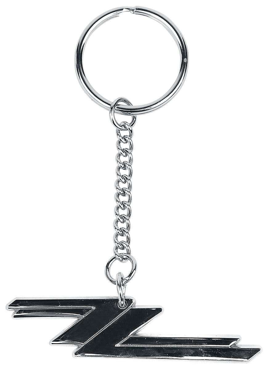 ZZ Top Twin Zees Logo Keyring Standard