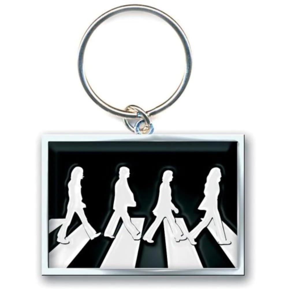Portachiavi Abbey Road (Nero E Metallo Rettangolare