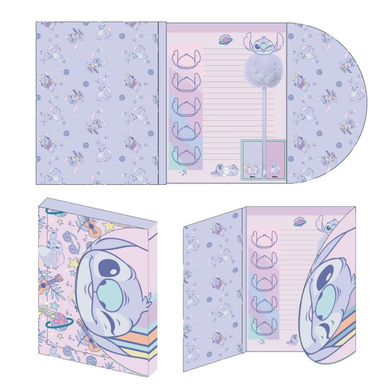 Cerdá 2700001199 Stitch Schreibwaren-Set, 15,0 x 21,0 x 3,5 cm