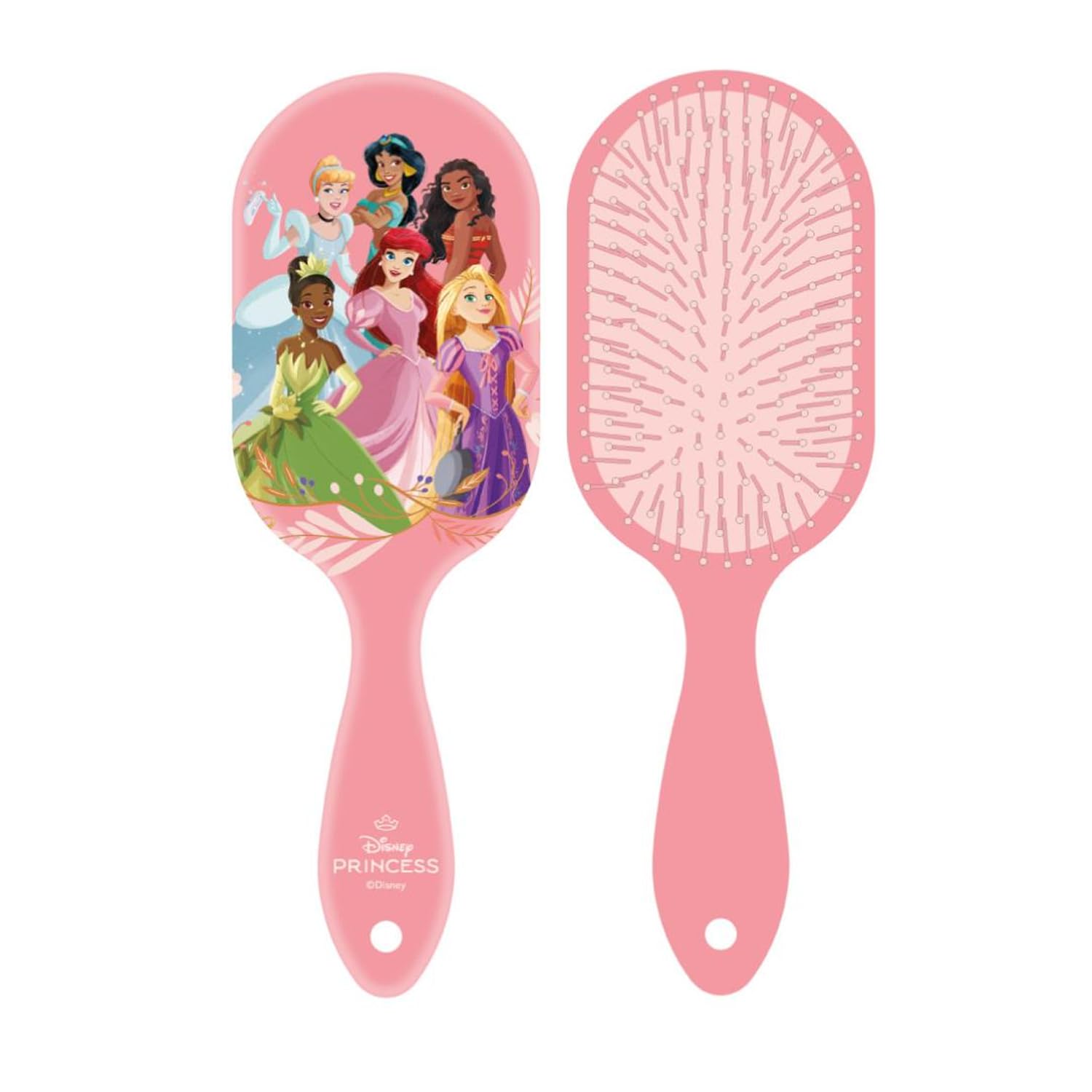 Detangling Hairbrush Disney Princess Pink 100 % Abs