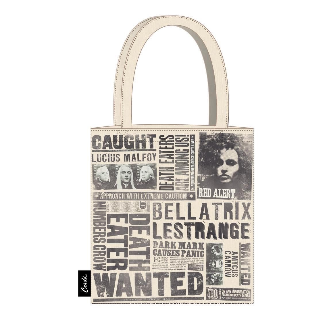Cerda Harry Potter Shopping Bag - 2100005626, Black/White, Contemporary