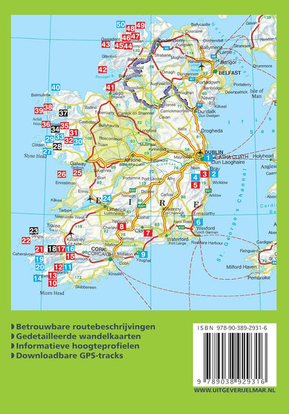 Ierland: 50 wandelingen tussen Donegal en Kerry, Wicklow en Connemara (Rother wandelgidsen)