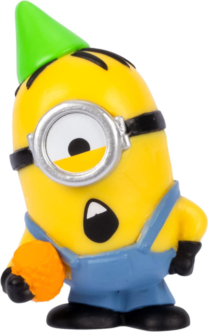 Minions Despicable Me 4 4 Figure Packs Party Bus Bunch | 5.8cm Collectible Figures | Pack Has 3 Figures Visible Plus 1 Surprise Figure Hidden