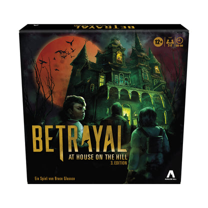 Hasbro Hill Betrayal at The House on The Hill Third Edition, Cooperative Board Game from 12 Years, 3 6 Players, 50 Haunted Scenarios, Multi-Colour, One Size