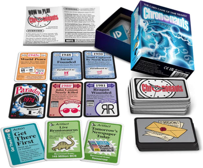 Looney Labs Chrononauts Card Game - Time-Travel Adventure for 1-6 Players