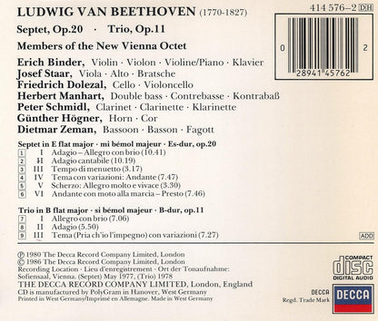 Septet op. 20 / Trio op. 11