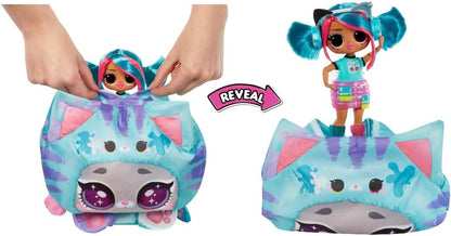 L.O.L. Surprise! Tweens Costume Surprise Emma Emo Modepuppe mit Aufblasbarem Seegrünem Katzenkostüm und Zahlreichen Überraschungen, u. a. Tolle Mode und Accessoires - Ideal für Kinder ab 4 Jahren