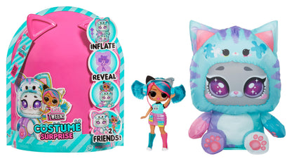 L.O.L. Surprise! Tweens Costume Surprise Emma Emo Modepuppe mit Aufblasbarem Seegrünem Katzenkostüm und Zahlreichen Überraschungen, u. a. Tolle Mode und Accessoires - Ideal für Kinder ab 4 Jahren
