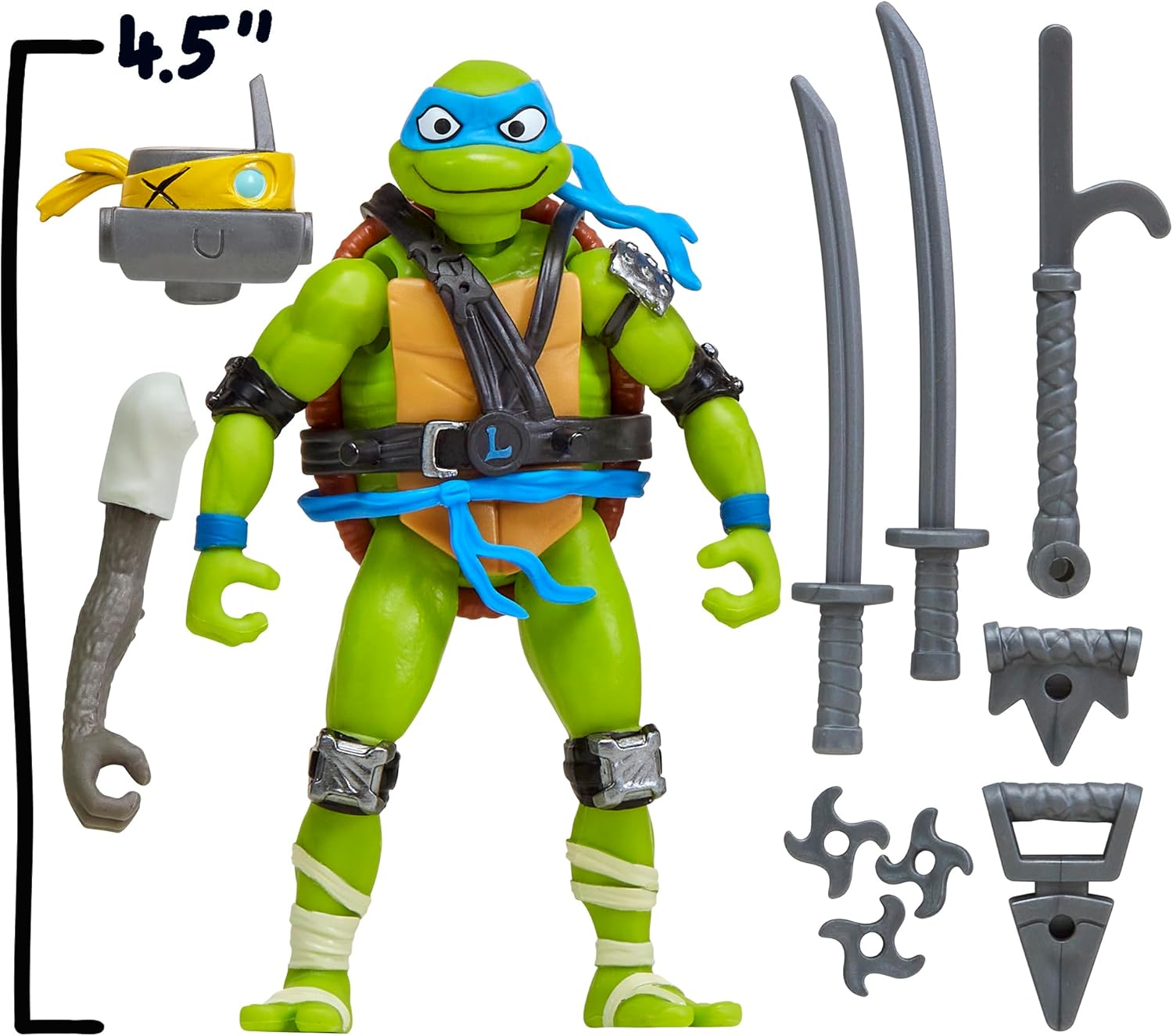 Teenage Mutant Ninja Turtles: Mutations Mix and Match 4.5-Inch Leonardo