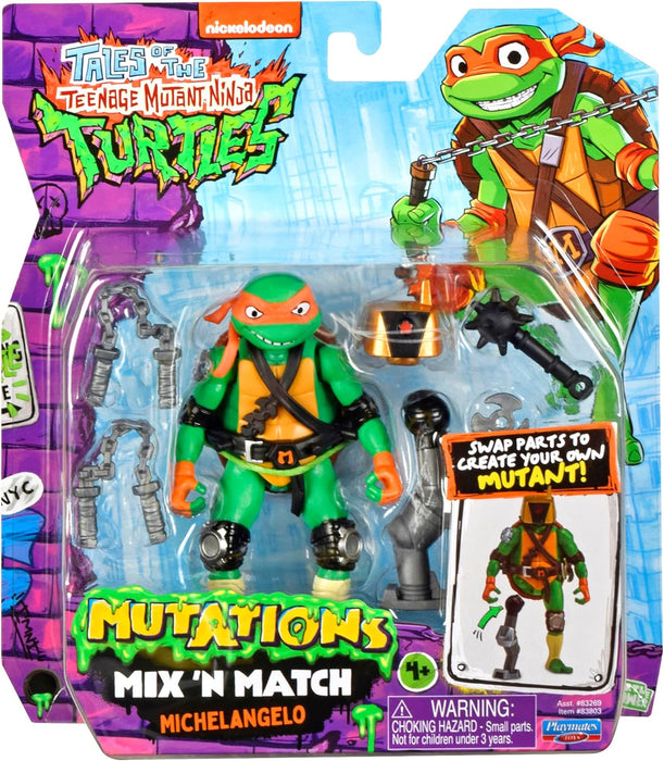 Tales of Teenage Mutant Ninja Turtles: Mutations Mix and Match 4.5-Inch Michelangelo