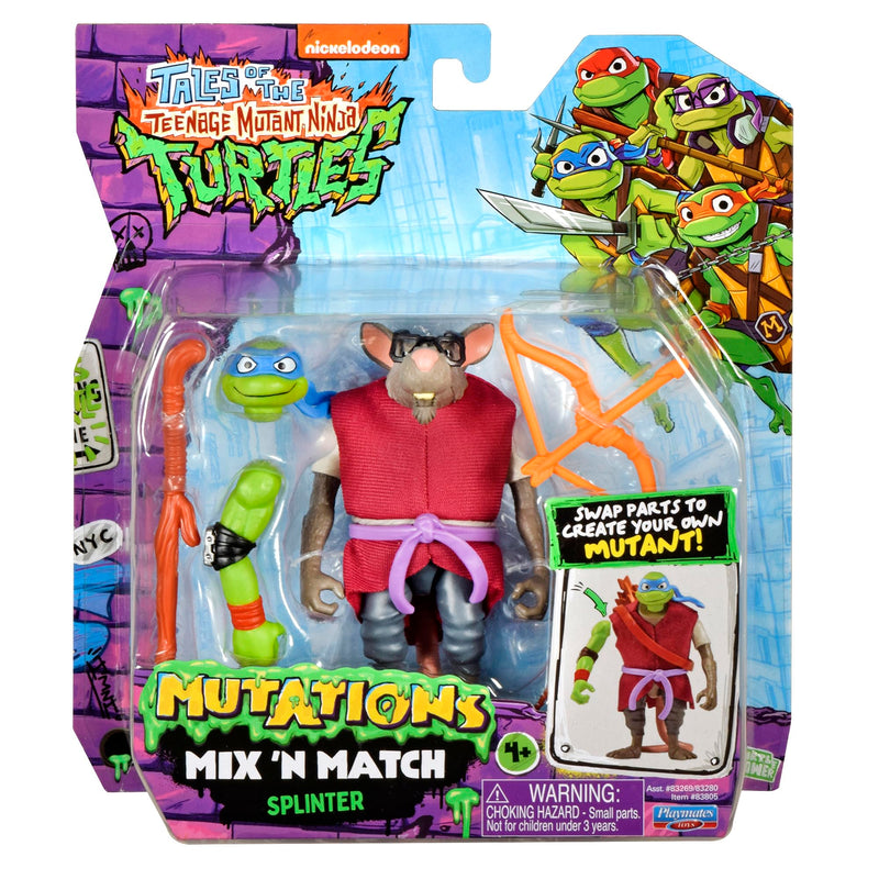 Tales of Teenage Mutant Ninja Turtles: Mutations Mix and Match 4.5-Inch Splinter