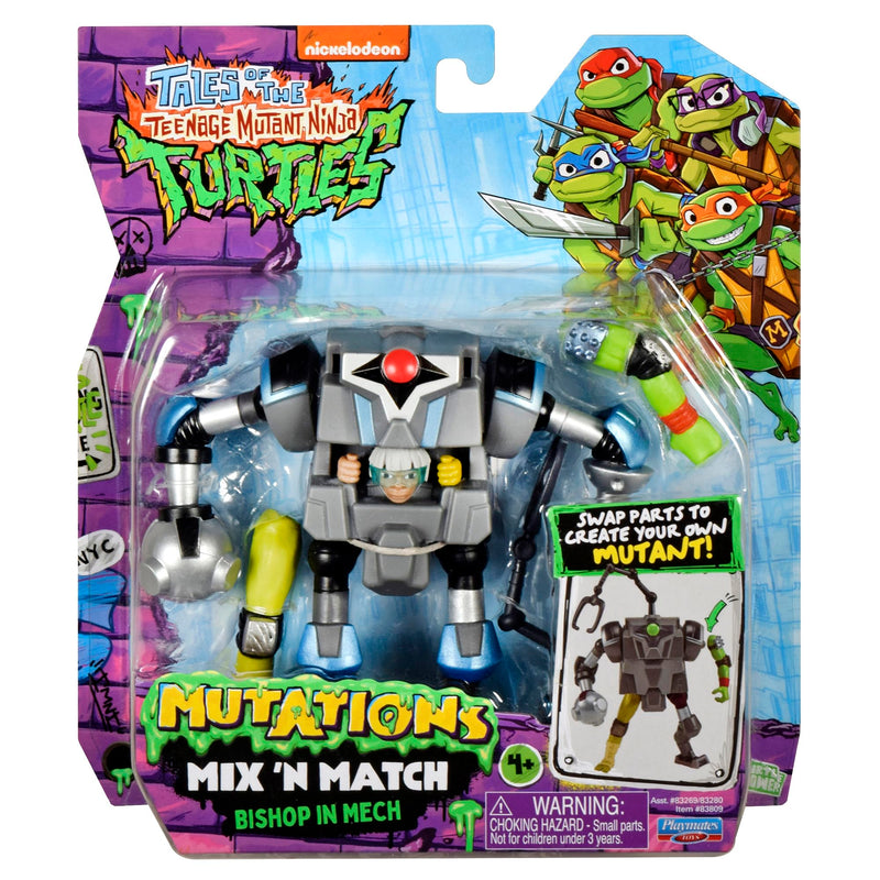 Teenage Mutant Ninja Turtles: Mutations Mix and Match - Action figure Bishop da 11,4 cm