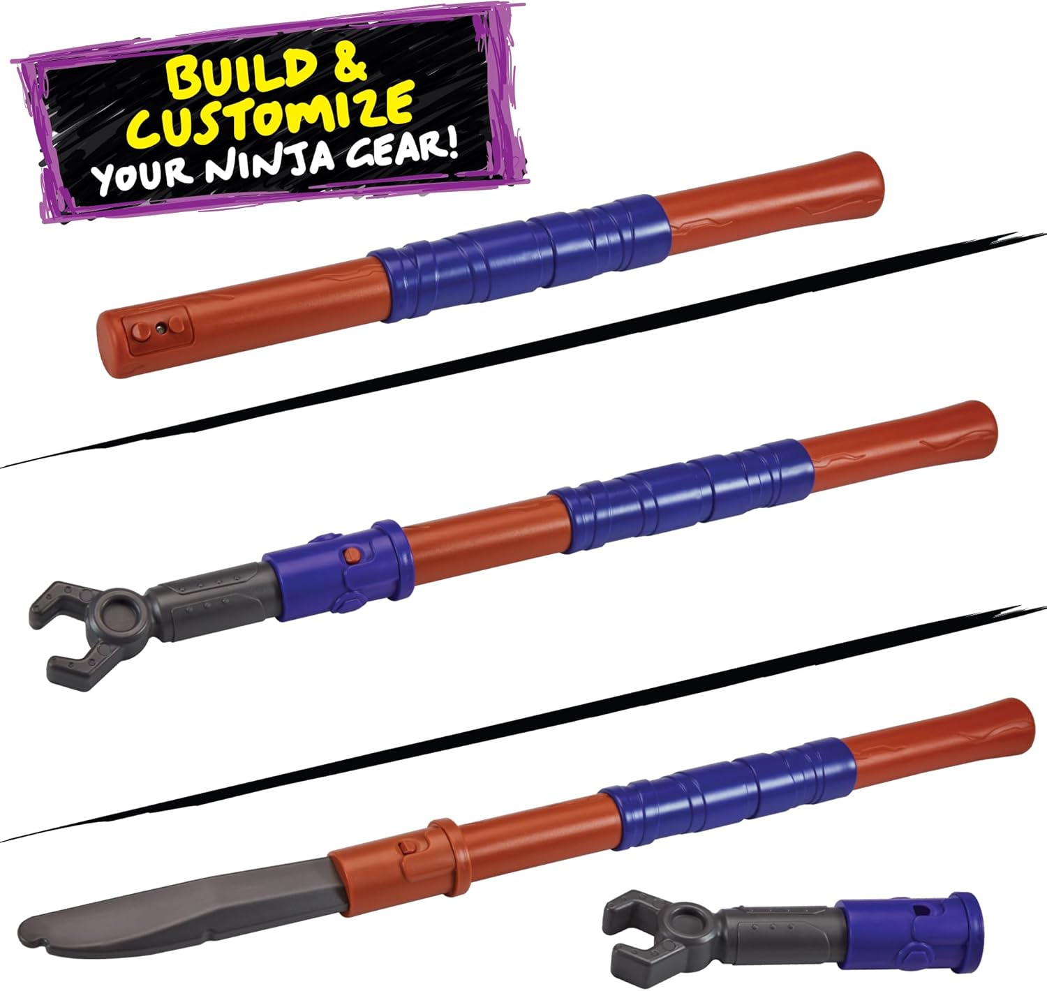 Tales of Teenage Mutant Ninja Turtles: Build N Battle Donatello Bo Staff. Ninja Reveal Playset. Create Countless Combinations!