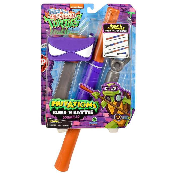 Tales of Teenage Mutant Ninja Turtles: Build N Battle Donatello Bo Staff. Ninja Reveal Playset. Create Countless Combinations!
