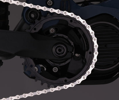KMC eGlide EPT 9, 10 & 11 Speed Chain, Dark Silver, 132 Link