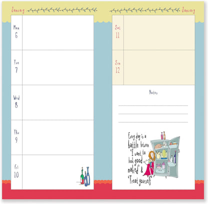 Portico Designs Ltd 2025 Born to Shop Slim Diary