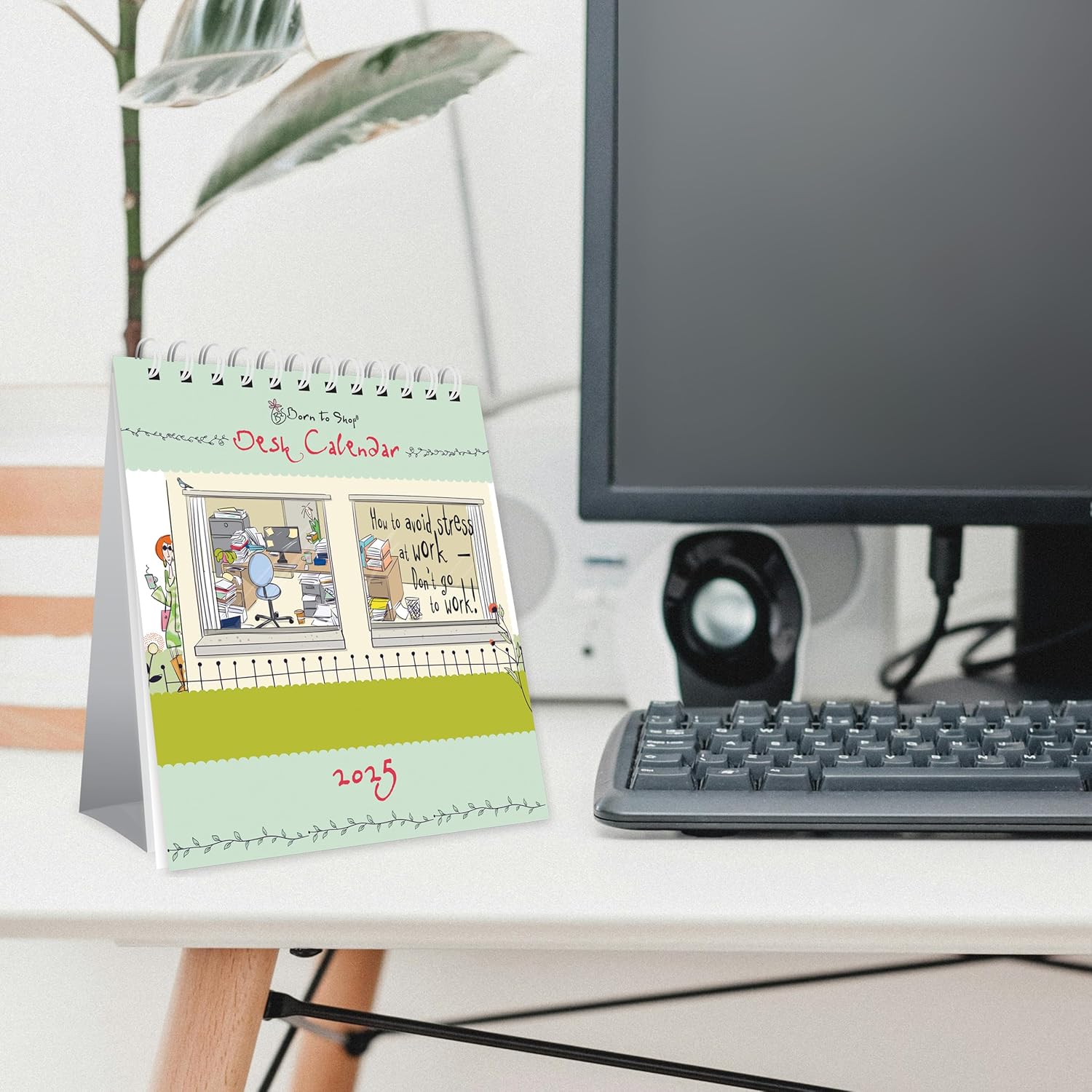 2025 Born to Shop Desk Calendar