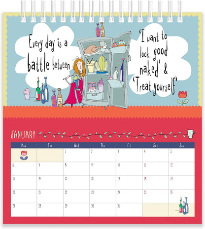 2025 Born to Shop Desk Calendar