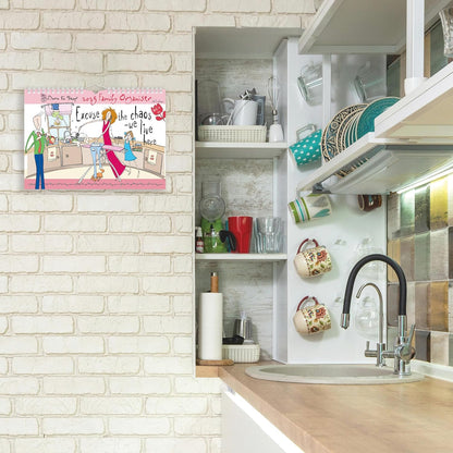 2025 Born to Shop A4 Family Planner Wall Calendar