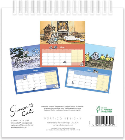 2025 Simon's Cat Desk Calendar