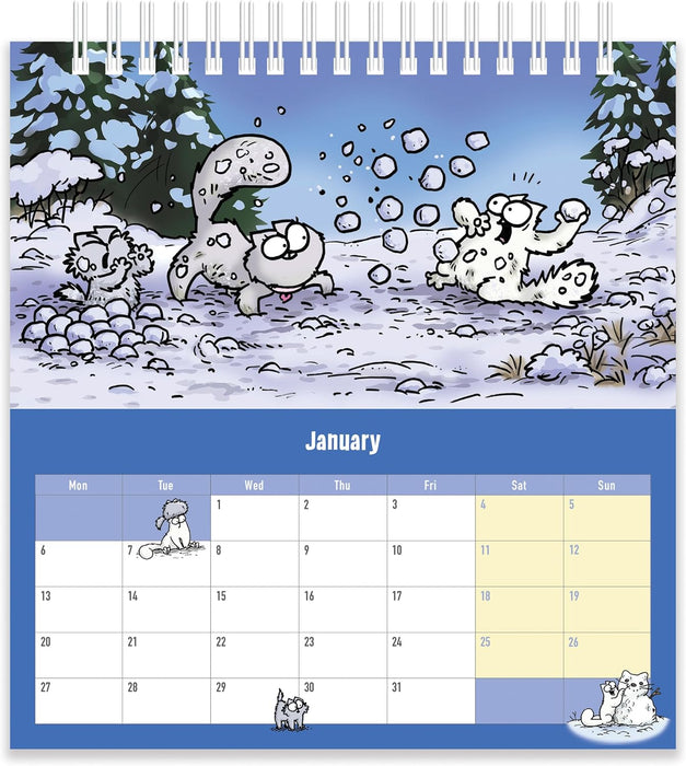 2025 Simon's Cat Desk Calendar