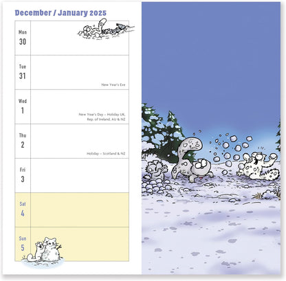 Portico Designs Ltd 2025 Simon's Cat Slim Diary