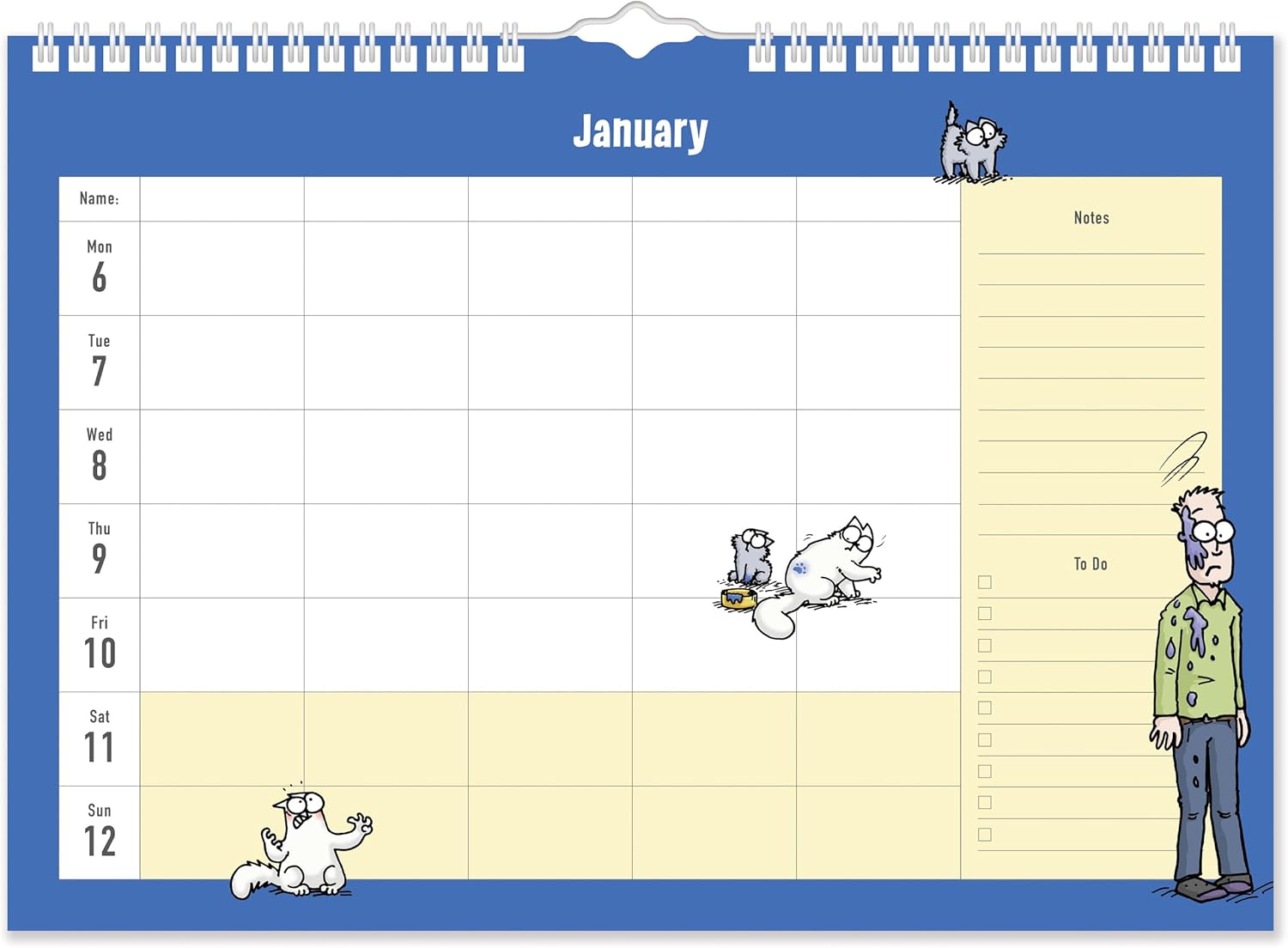 2025 Simon's Cat A4 Family Calendar