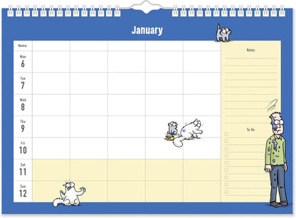 2025 Simon's Cat A4 Family Calendar