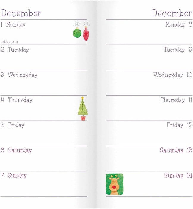 To My Mum Slim Diary 2025