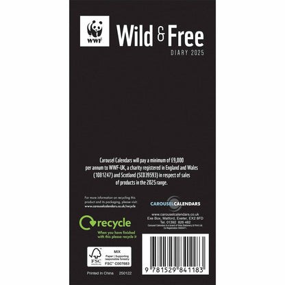 2025 Wwf Wild & Free Slim Diary