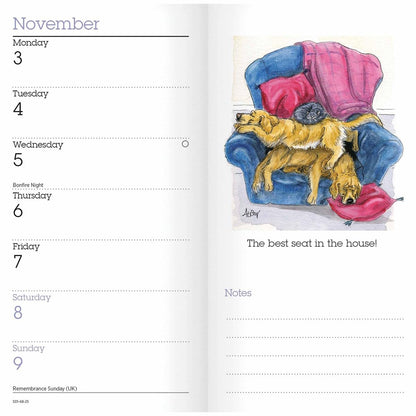Carousel Calendars Alisons Animals Slim Diary 2025 (PFP)