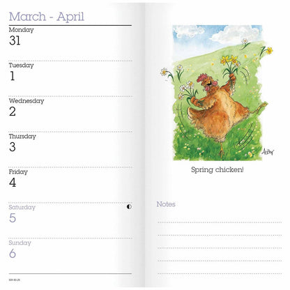 Carousel Calendars Alisons Animals Slim Diary 2025 (PFP)