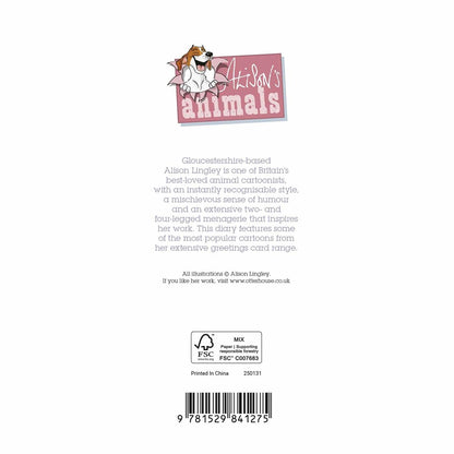 Carousel Calendars Alisons Animals Slim Diary 2025 (PFP)
