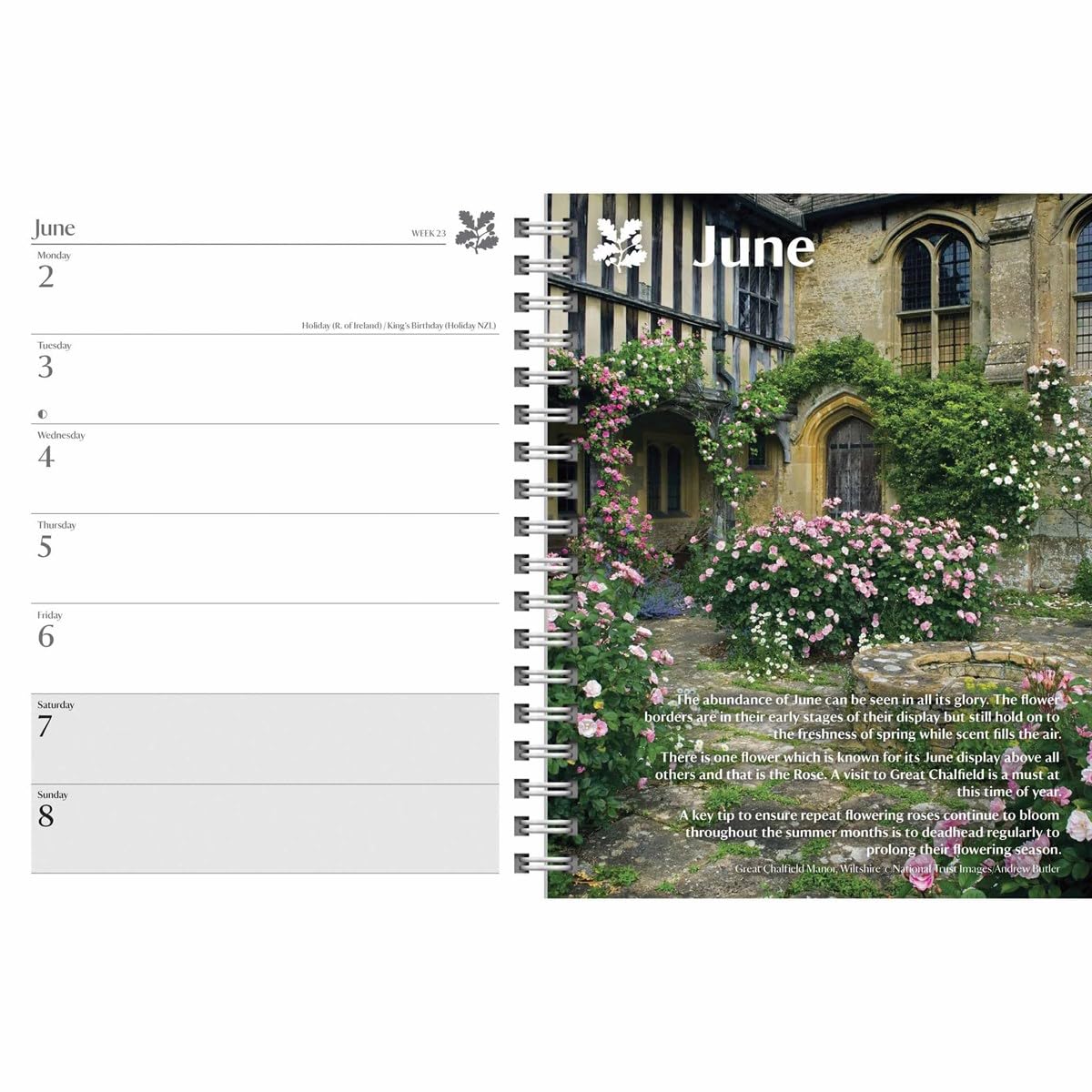 Carousel Calendars National Trust Gardening Diary 2025 (PFP)