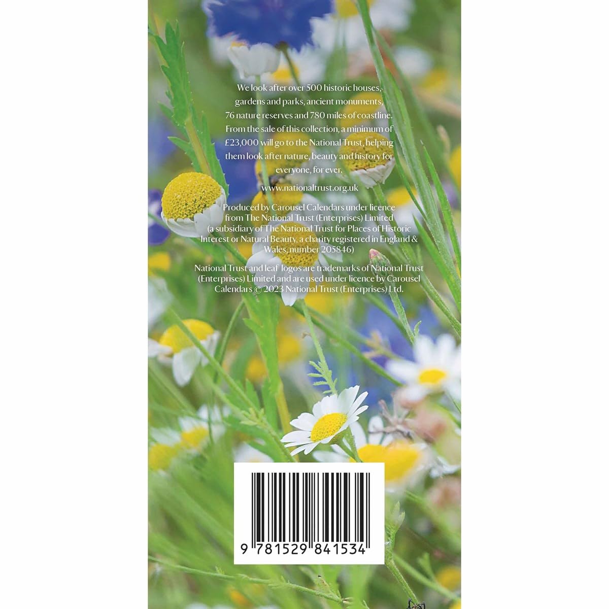 Carousel Calendars National Trust Slim Diary 2025 (PFP)