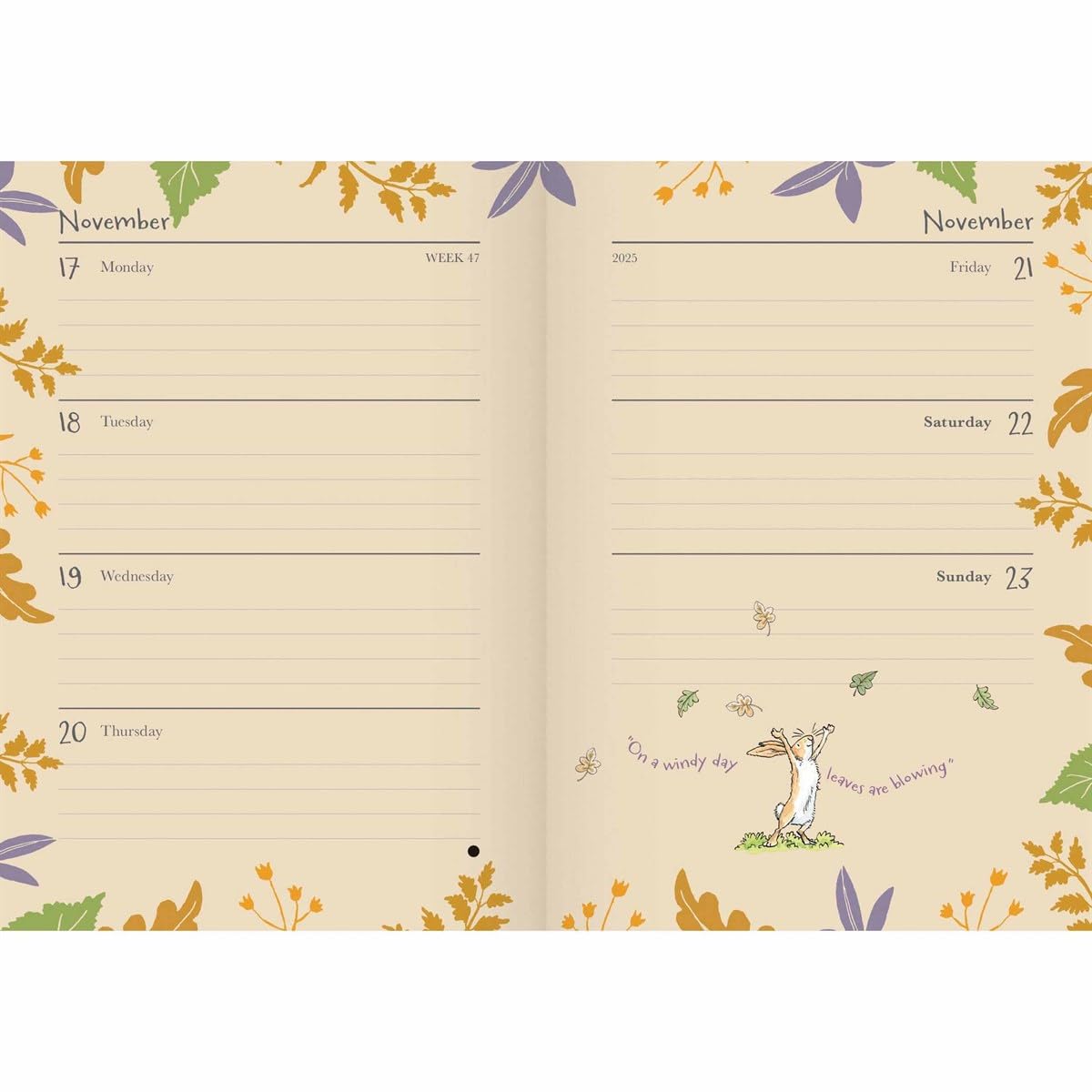 2025 Guess How Much I Love You A6 Diary